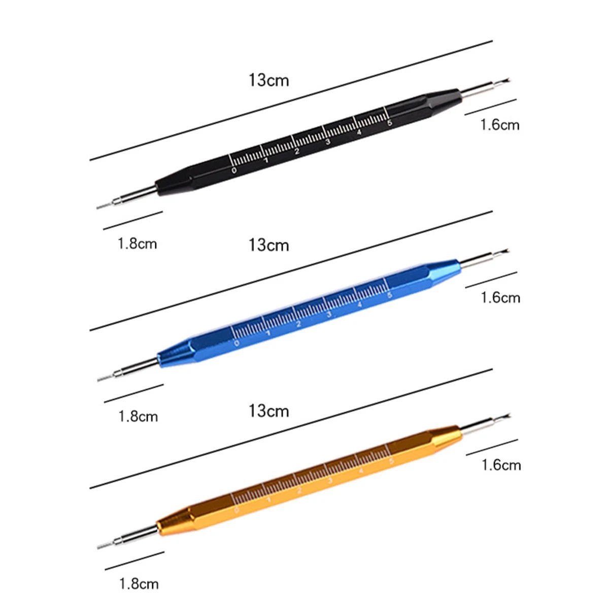 Watch Repair tool – Metal Watch Band Spring Bar Link Remover with Ruler