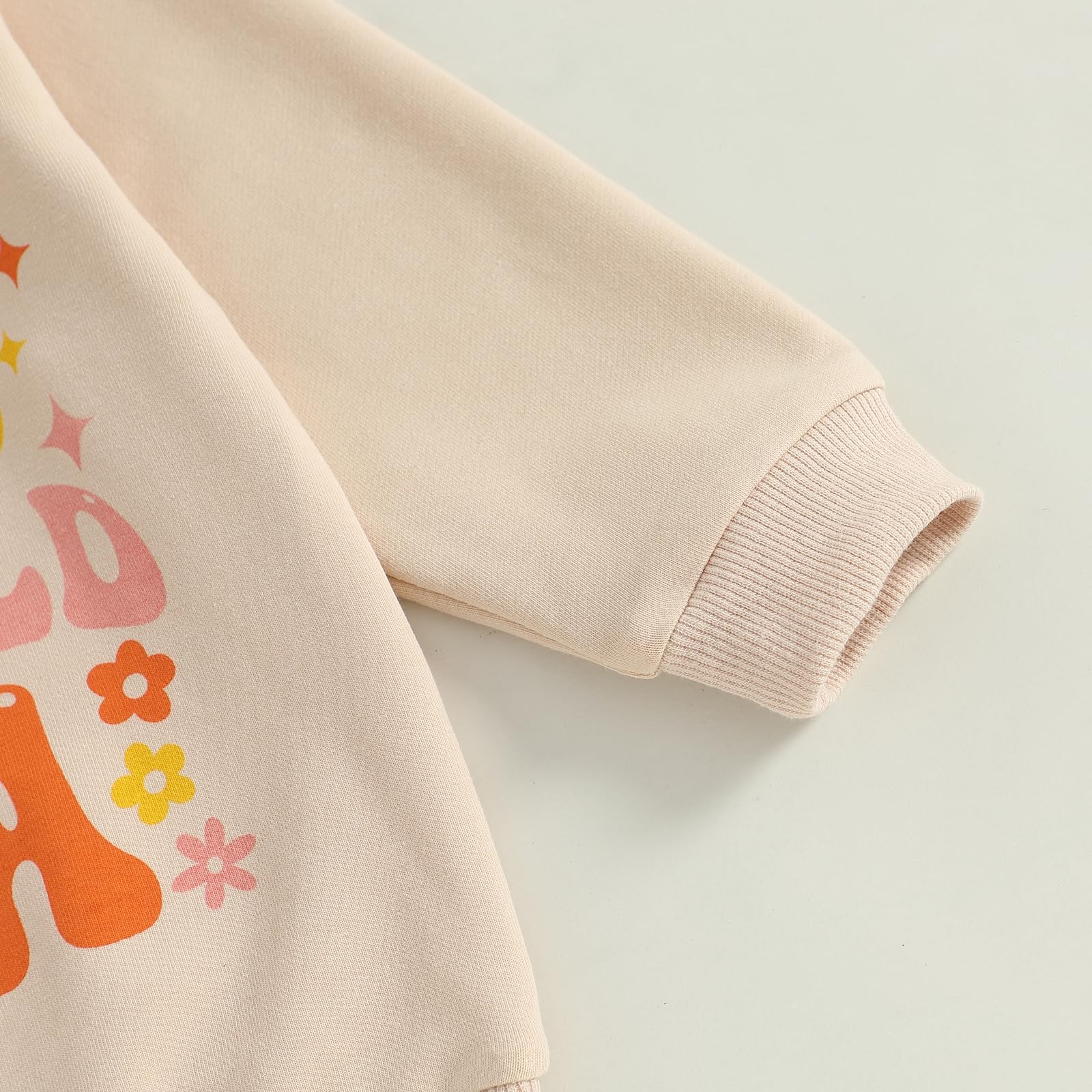FYBITBO First Birthday Girl Outfit In My One Year Old Era 12-18 Months, Beige