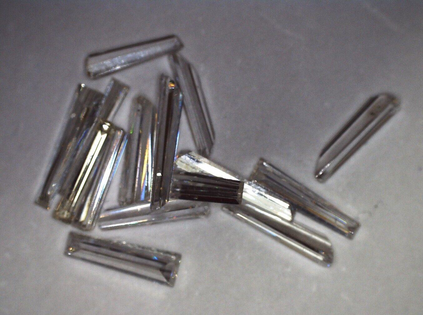 100% NATURAL TAPERED BAGUETTE SIZE DIAMOND @6mm SUPER CLEAN AND EXTRA LONG