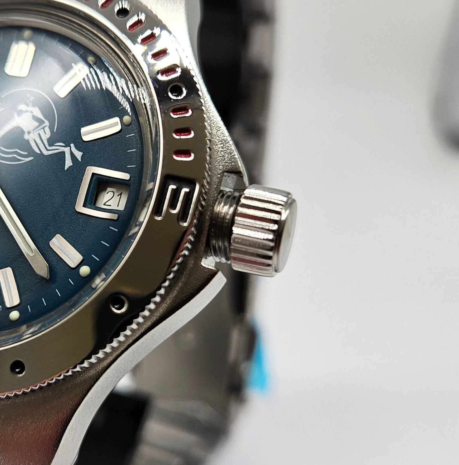 Vostok Amphibia 060059 Watch Scuba Dude Diver Mechanical Automatic US SELLER