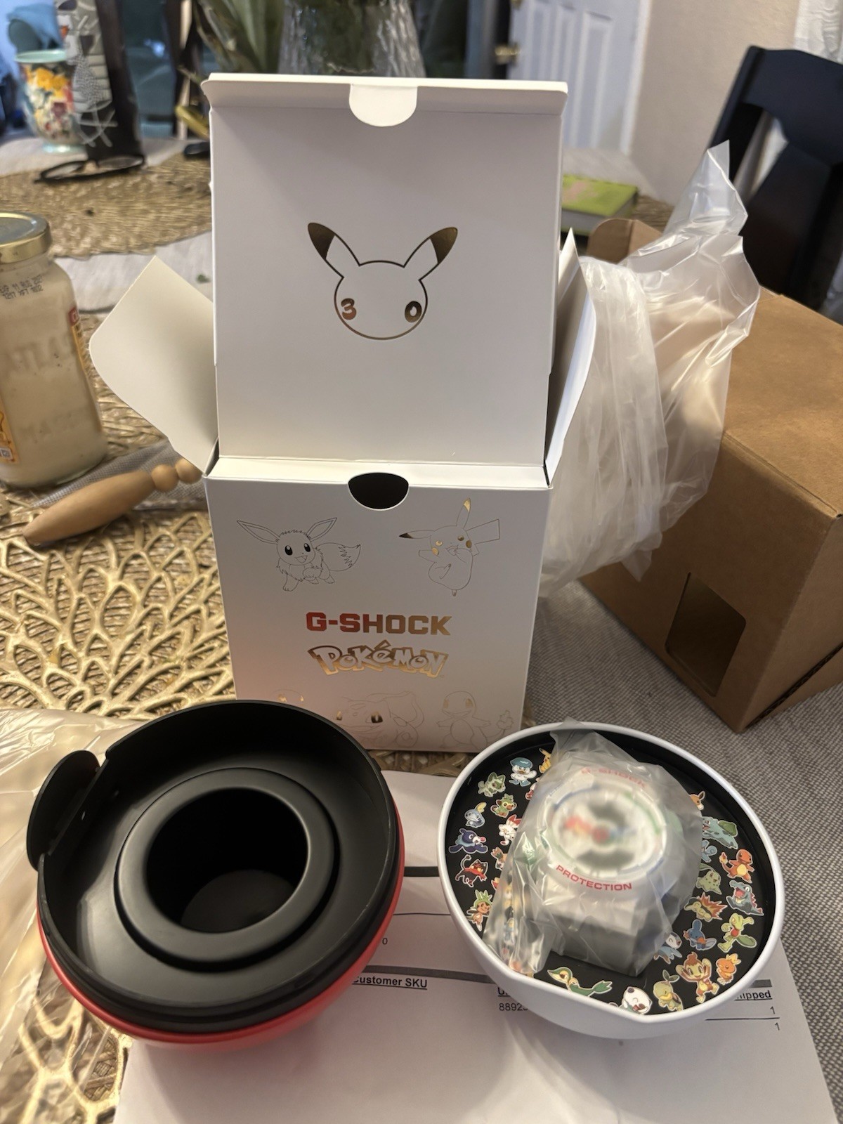IN HAND – SHIPS NOW – Casio G-SHOCK x Pokémon 30th Anniversary GA110PKM-7A