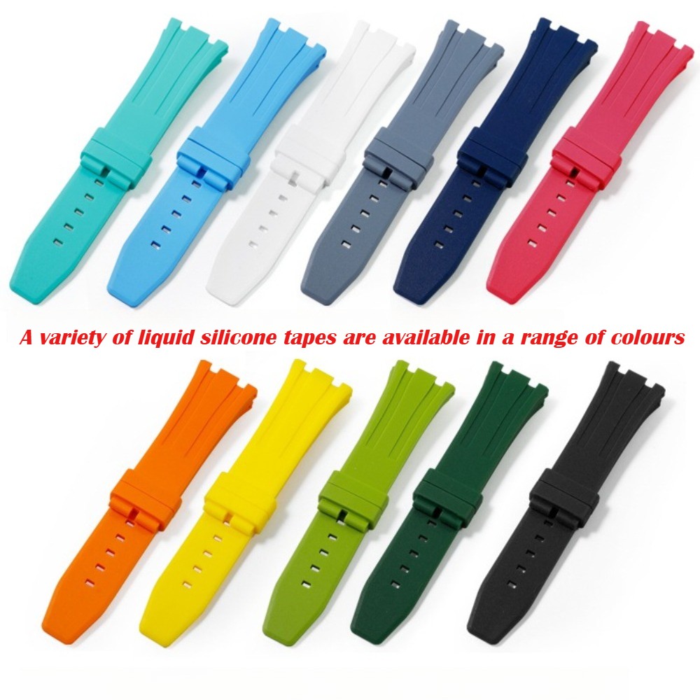 Transparent PC Glacier Case Silicone Wristband Mod Kit For Swatch X AP Royal Pop