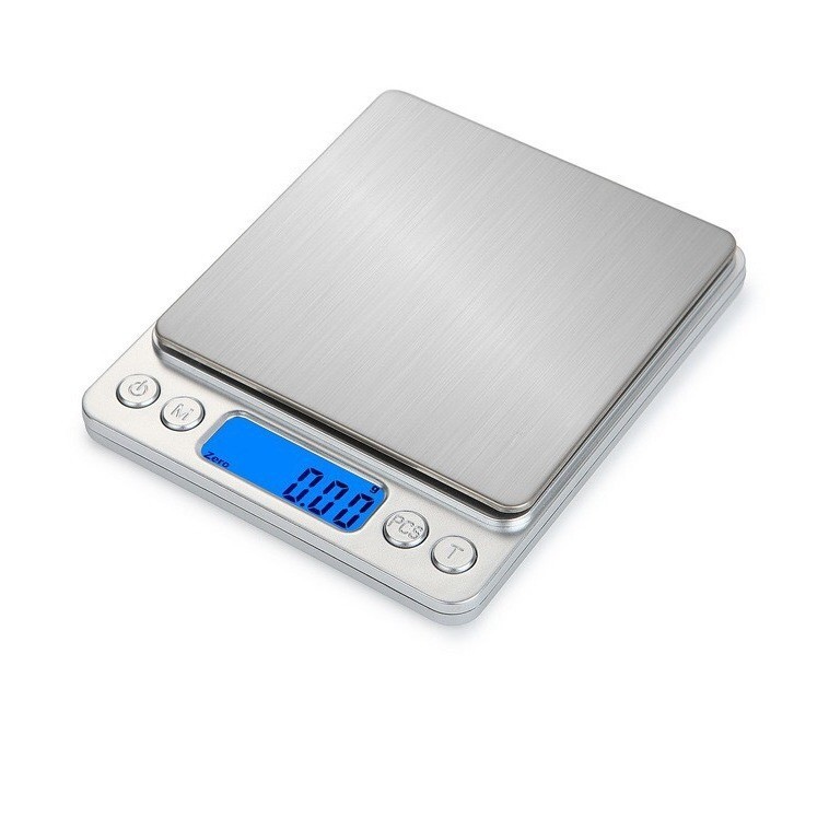 2000g x 0.1g Digital Jewelry Scale LCD Display Screen Dust-proof Stainless Steel
