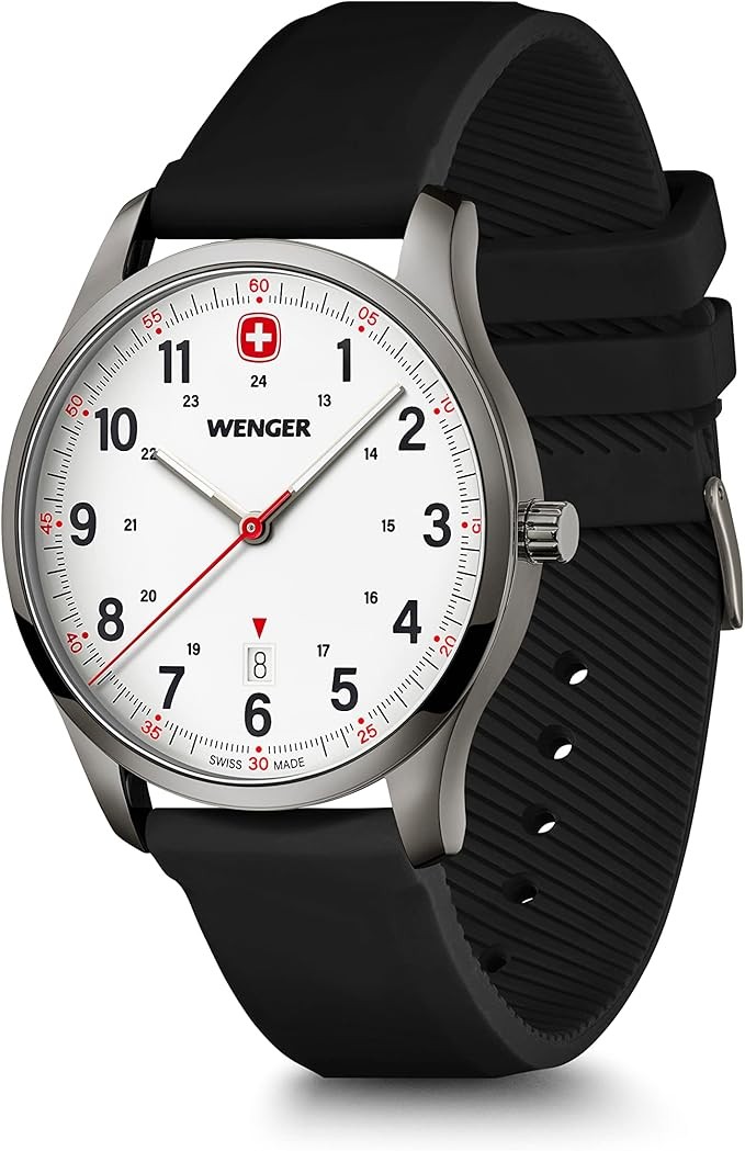 Wenger Swiss Army Men’s 01.1441.132 City Sport White Dial Watch 42mm
