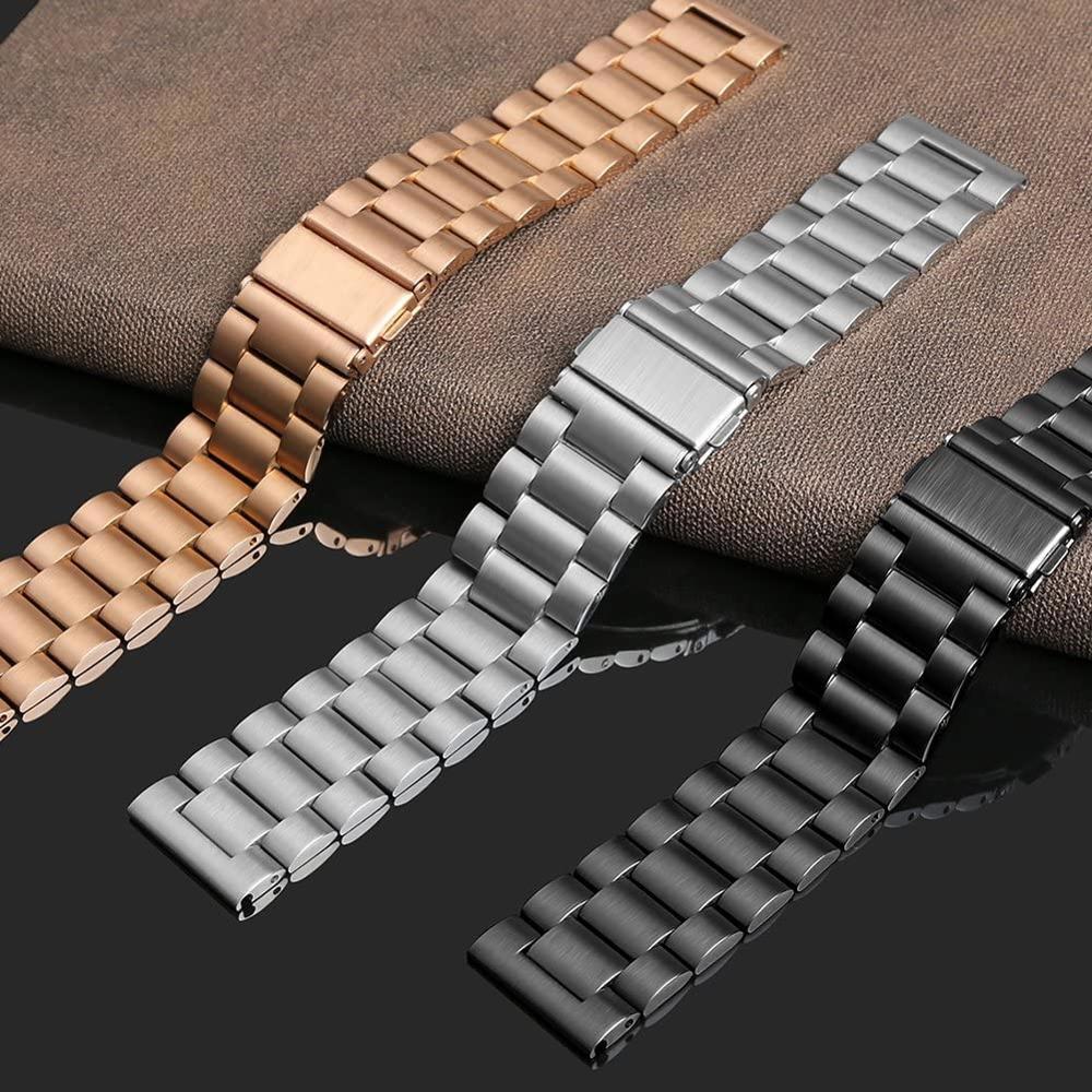 Metal Stainless Steel Watch Band Wrist Strap For Fitbit Versa/Versa 2/Versa Lite