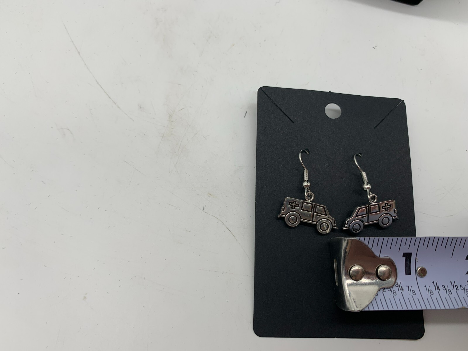 Metal Ambulance Earring Set DD01B10136