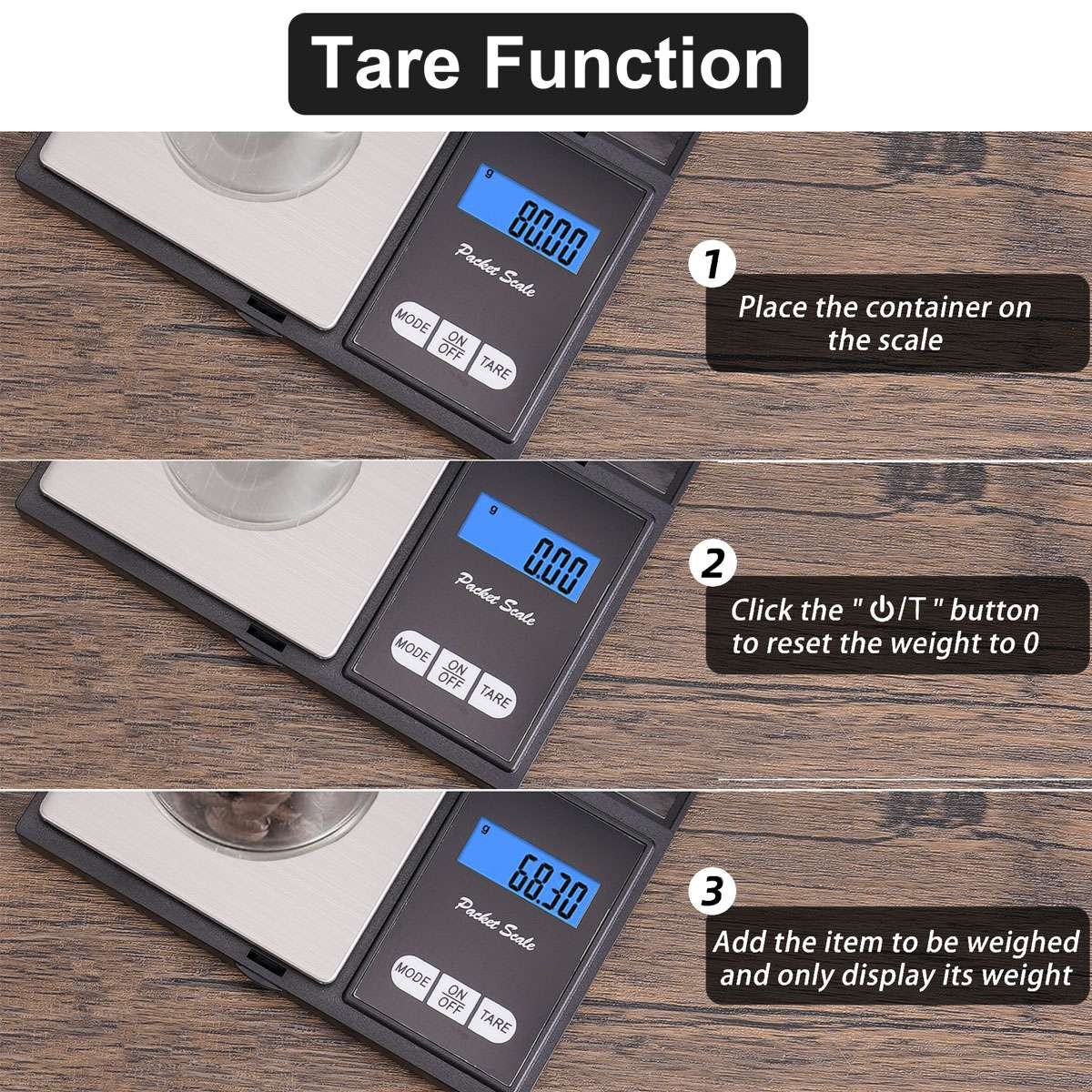 Pocket 1000g x 0.1g Digital Jewelry Gold Coin Gram Balance Weight Precise Scale