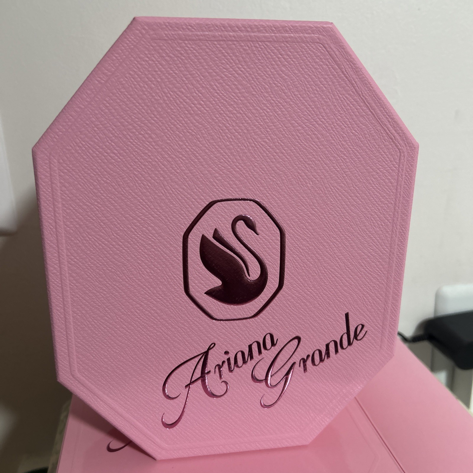 Swarovski Ariana Grande Tennis Necklace Mixed cuts, Heart Rhodium plated 5720857