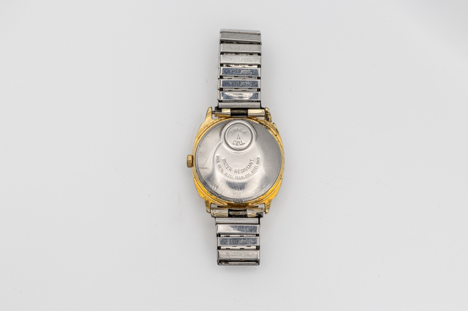 Vintage Timex Electric Dynabeat Gold Tone Watch Great Britain – Running