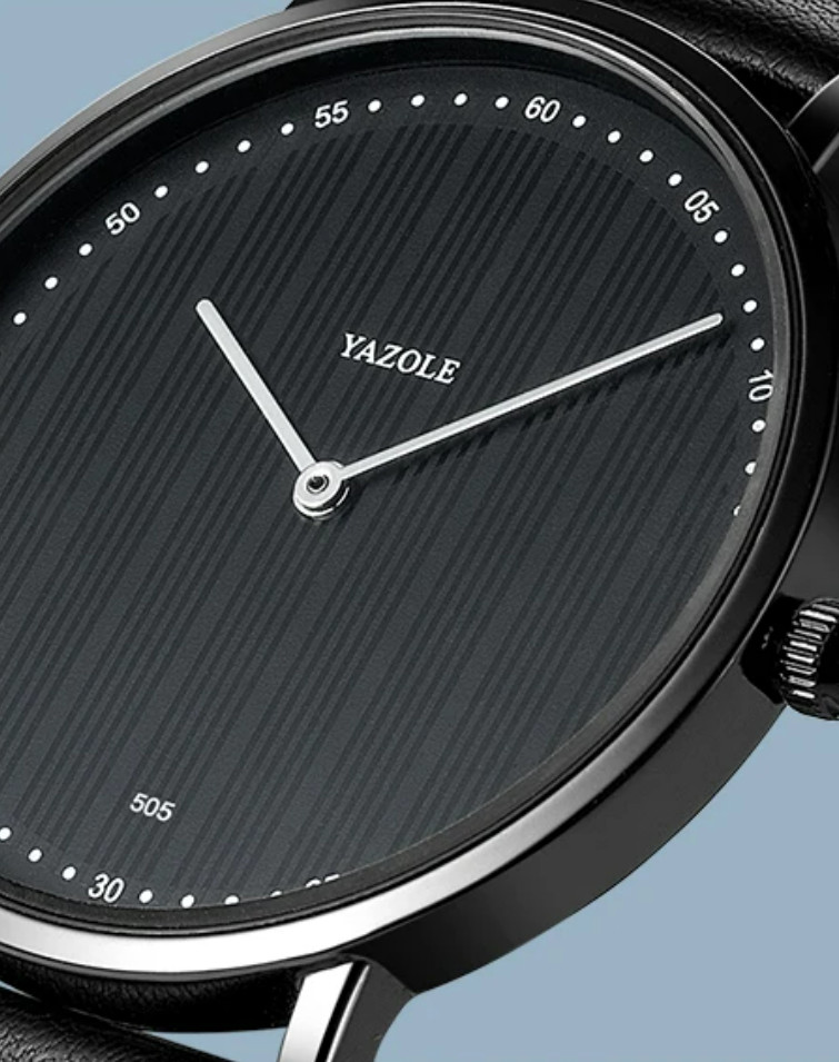 Ultra Thin Quartz Dress Watch men classic Fashion bauhaus minimalist waterproof