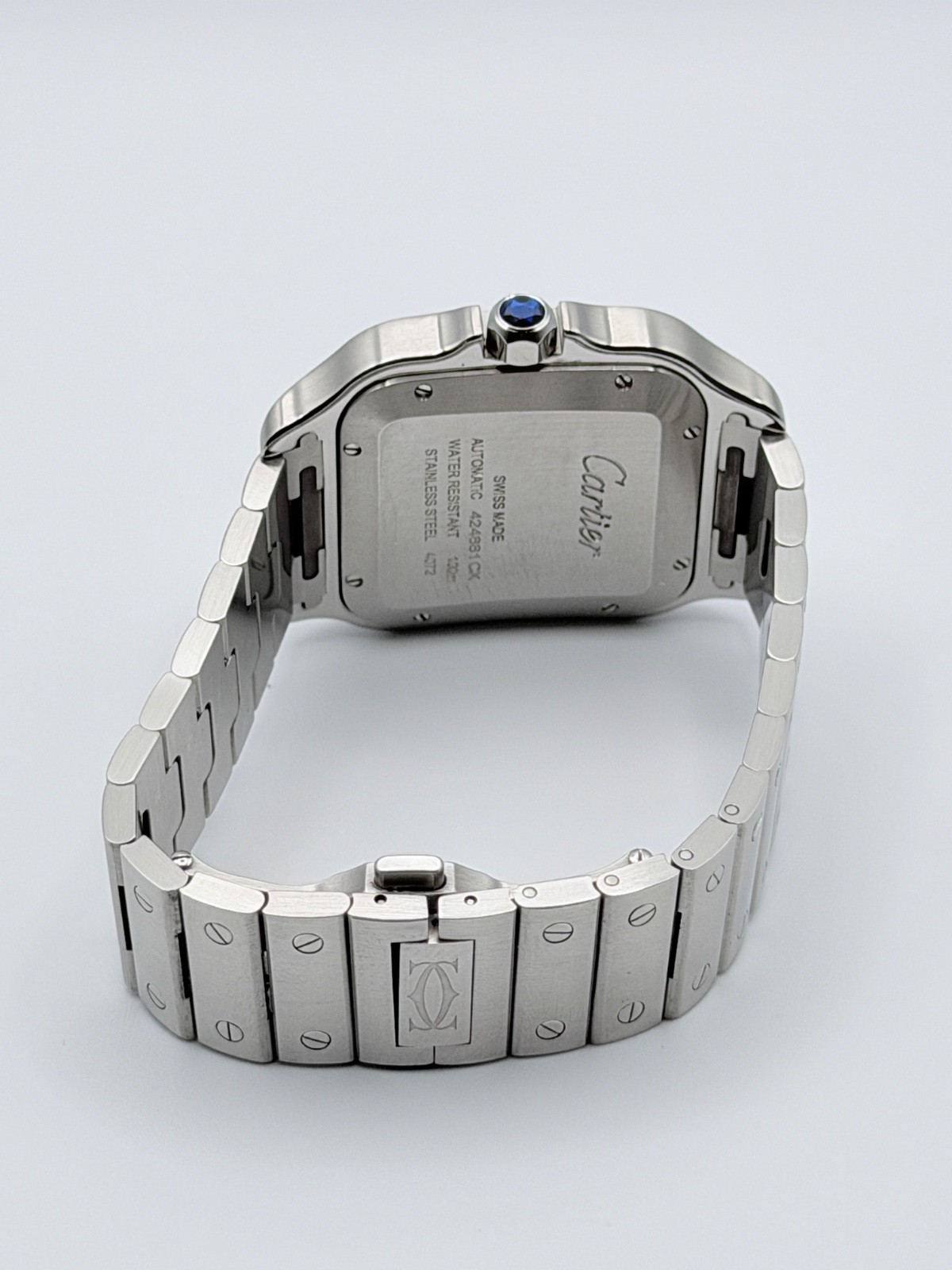 Santos de Cartier Large WSSA0018 | Full Set | 2 Extra Straps | Very Good