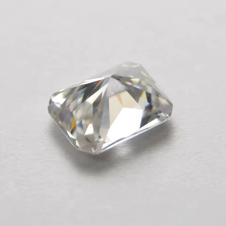 Moissanite Radiant Loose Stone D Color VVS1 GRA Certified 3mm-14mm 0.1CT-10CT