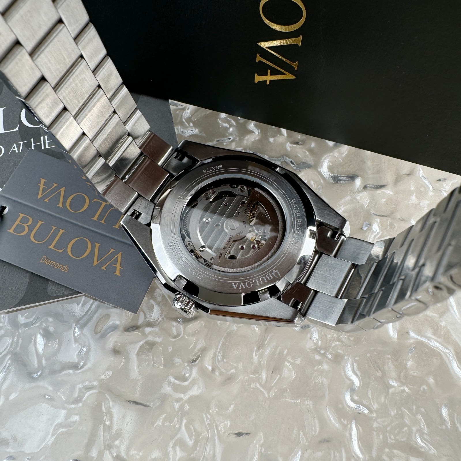Bulova Classic Surveyor Automatic silver-tone Dial Men’s watch 96A274