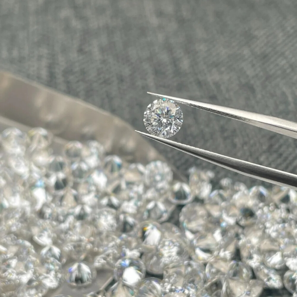 GRA Certified Loose Moissanite Stones D Colorful VVS1 All Sizes