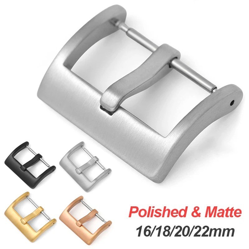 Watch Buckle 16mm 18mm 20mm 22mm Stainless Steel Watch Clasp Accessories Replace