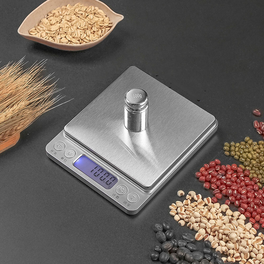 2000g x 0.1g Precision Digital Gram Jewelry Scale LCD Display FE NEW
