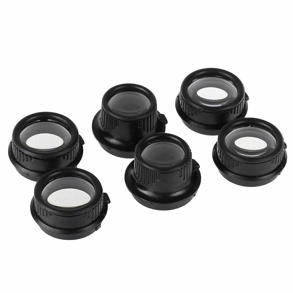 Double Eye Jewelry Watch Repair Magnifier Loupe Glasses With LED Light 8 Lens US
