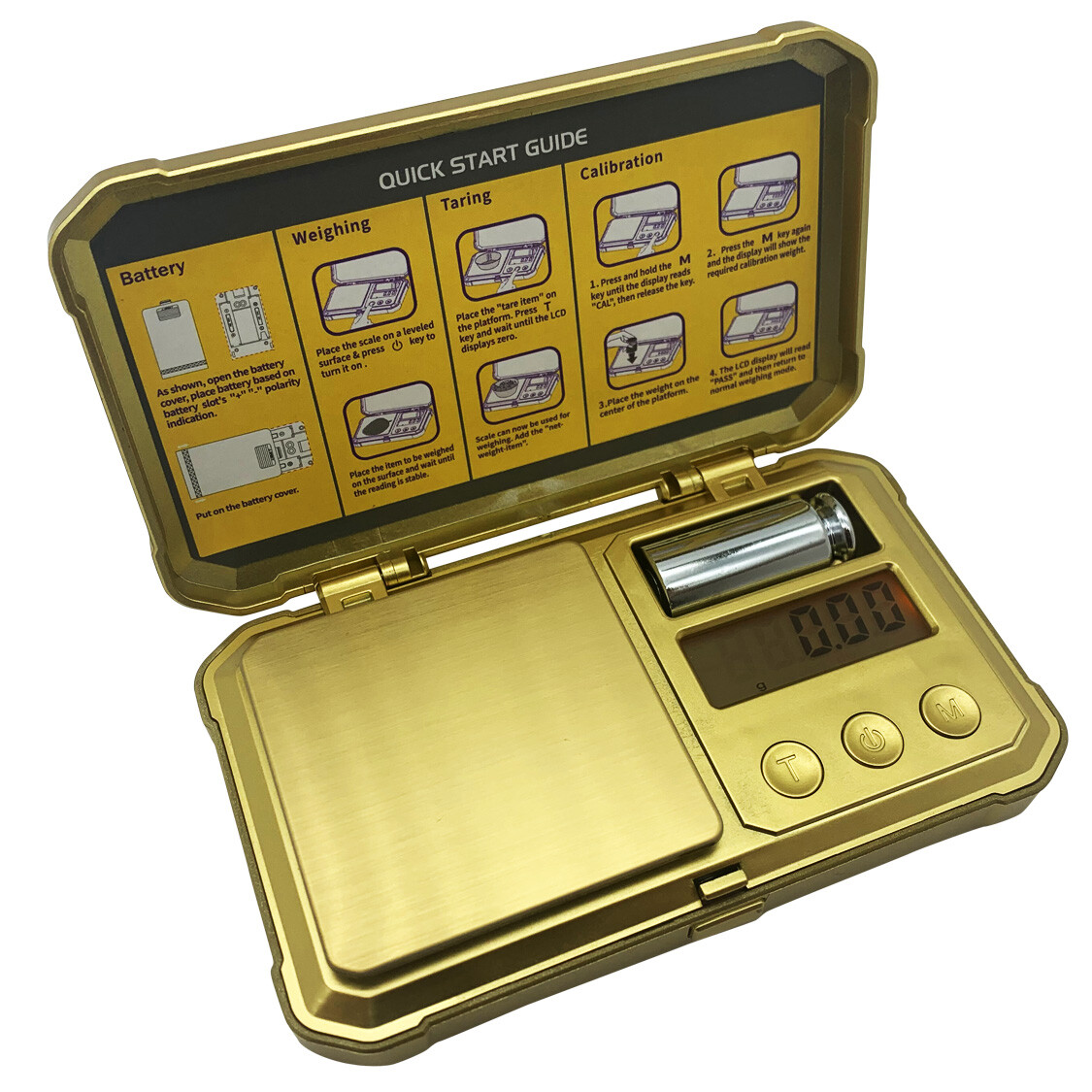 GOLD Fuzion Digital Pocket Scale 200g x 0.01g Jewelry Gold Gram Karat Weight
