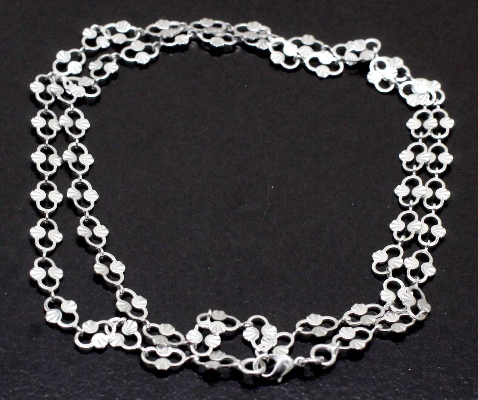 925 Sterling Silver Handmade Jewelry Beautiful Adorable Chain Necklace S-20-22″