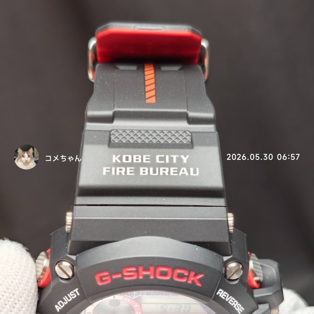 Rare Excellent Casio G SHOCK GW 9400NFST 1AJR Kobe Fire Department