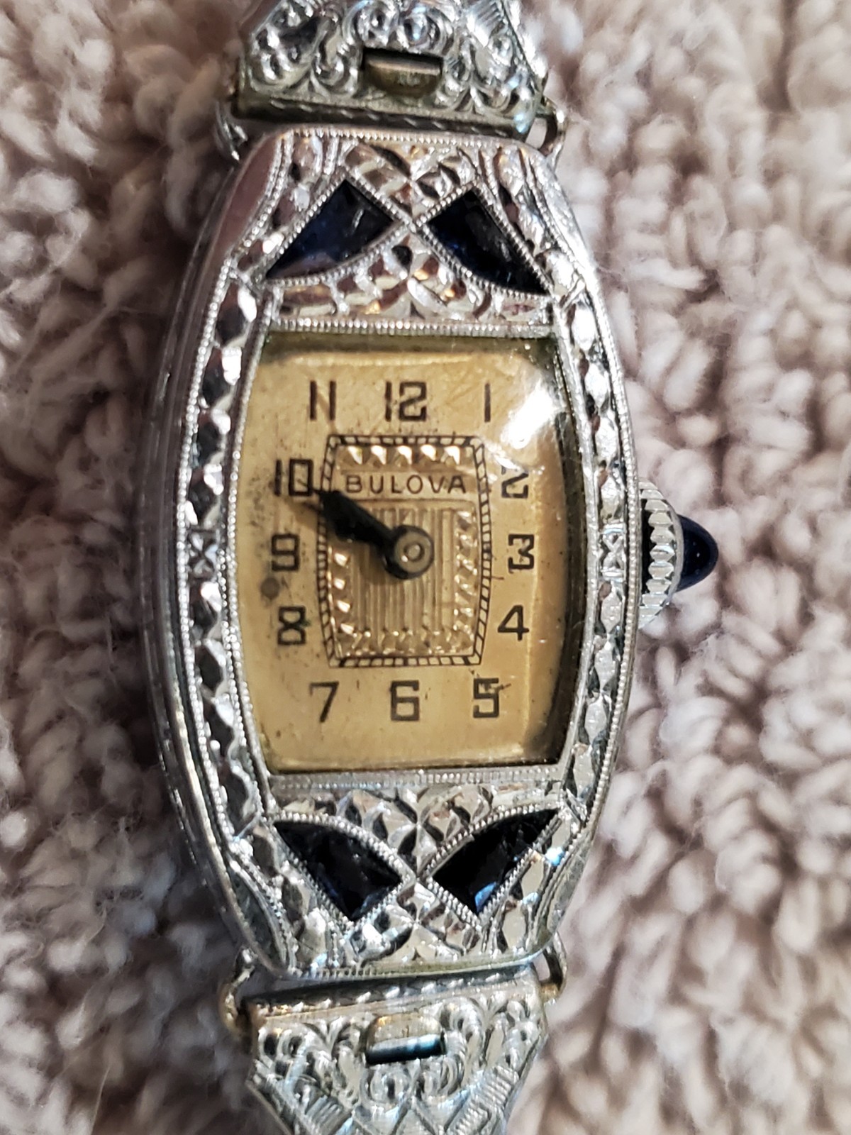*Bulova Women’ Watch Marked June 10, 1924 W/ 750 Marking *SEE DESCRIPTION