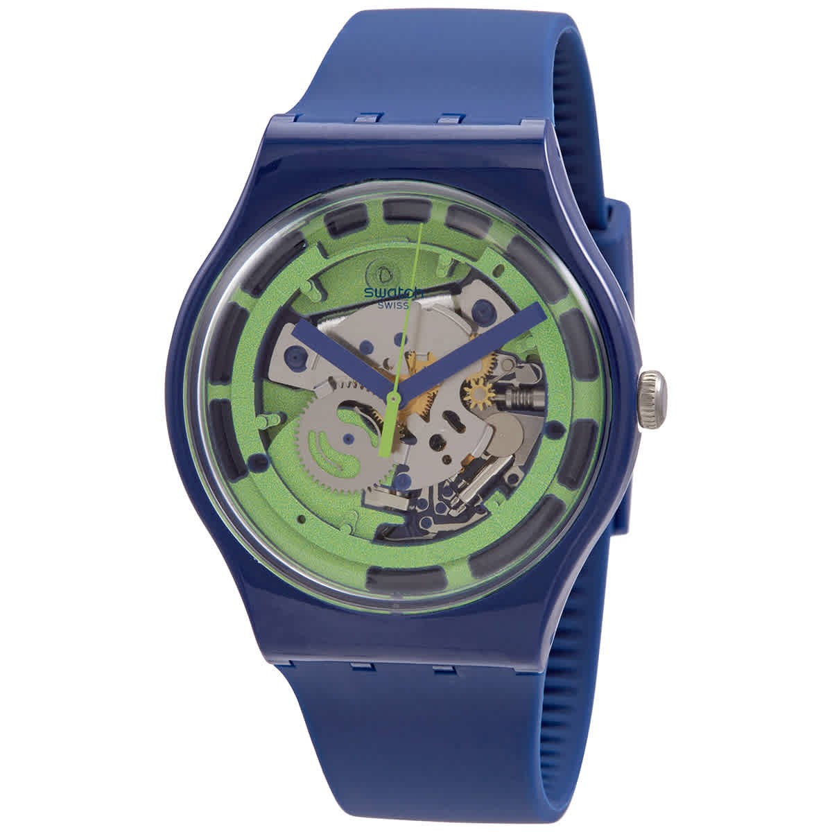 Swatch Monthly Drops Green Anatomy Quartz Men’s Watch SUON147