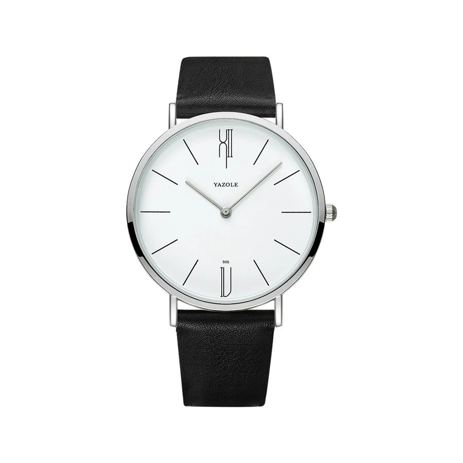 Ultra Thin Quartz Dress Watch men classic Fashion bauhaus minimalist waterproof