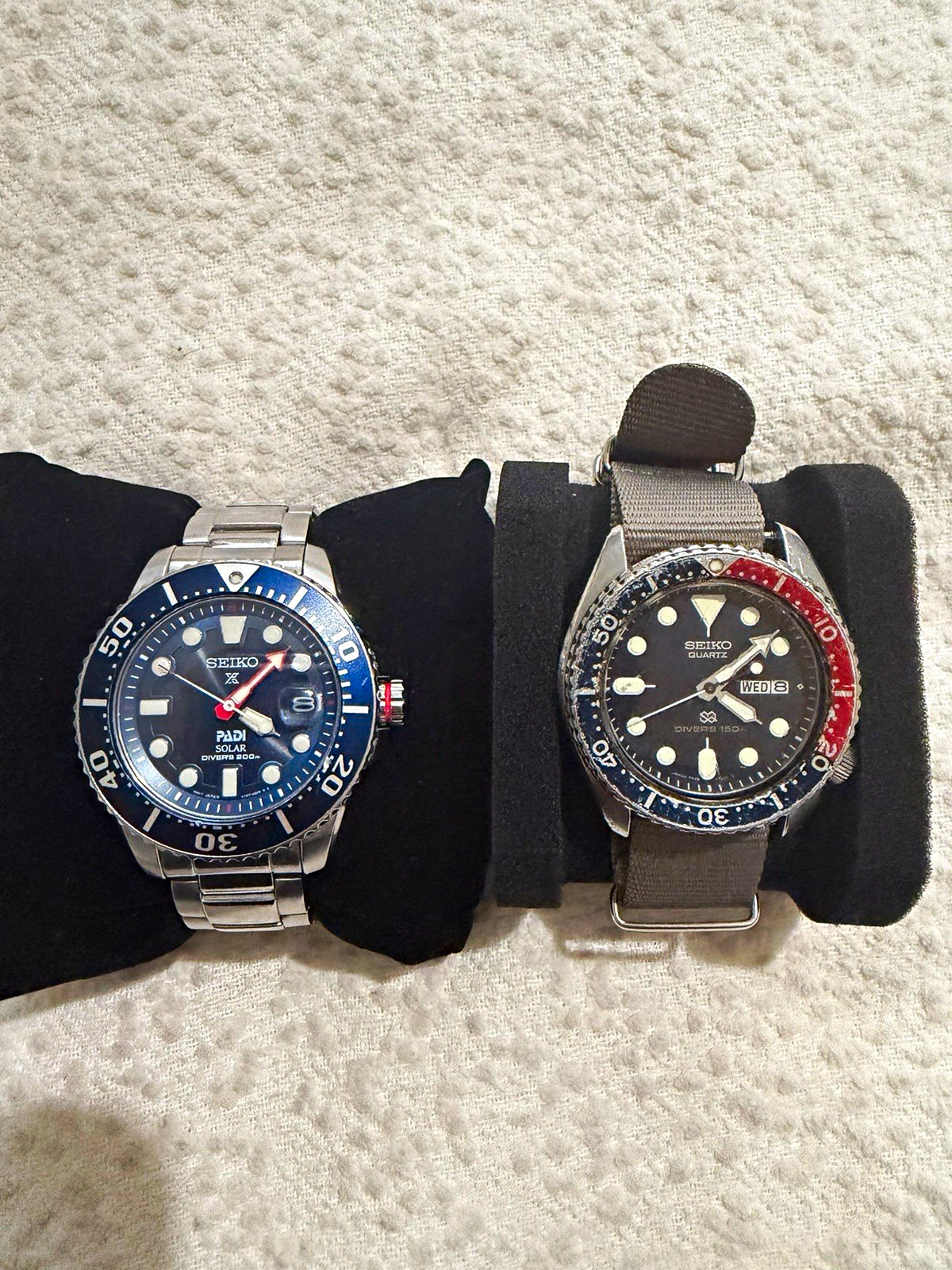 Seiko PADI and vtg Pepsi Seiko diver