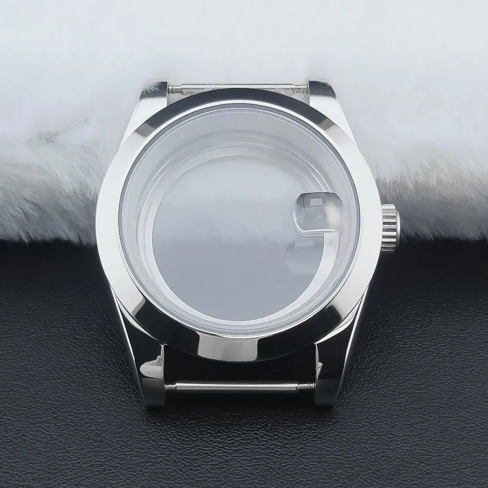 36mm 40mm 316L Stainless Steel Watch Case Sapphire Crystal Fits NH34 NH35