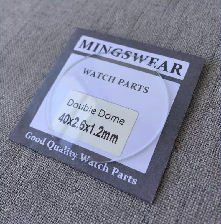 1.0/1.2/1.5/2.0/2.5mm Thick Double Dome Mineral Watch Glass Crystal 18-60mm