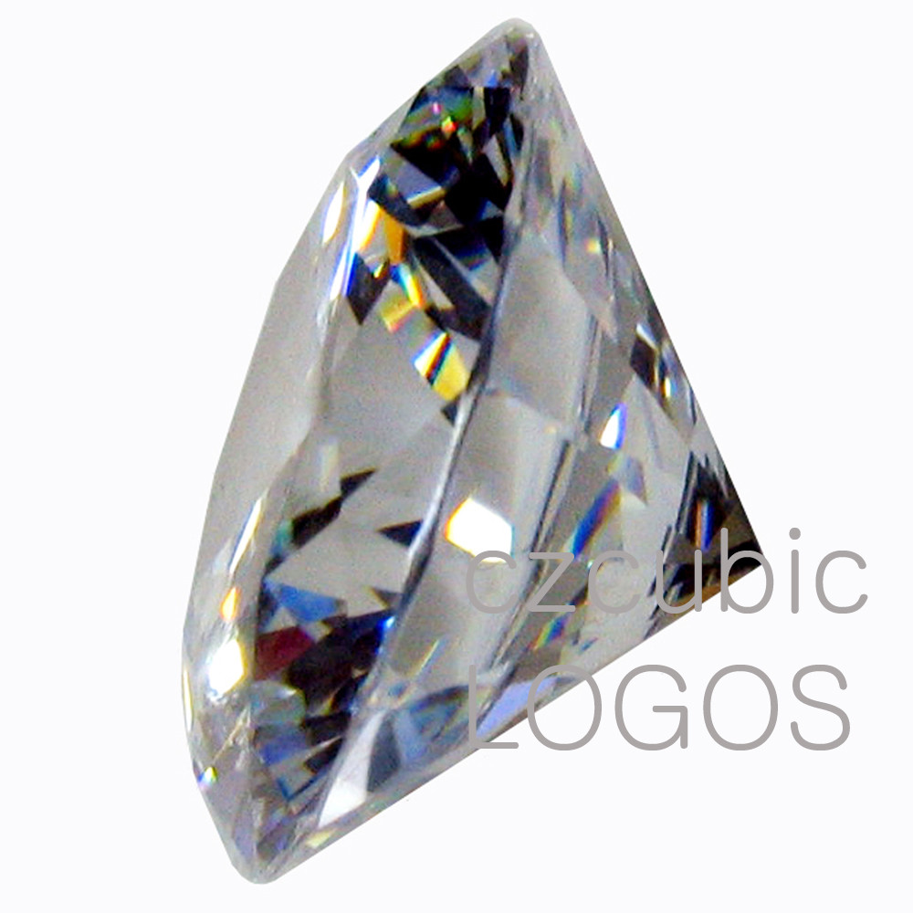 CUBIC ZIRCONIA EMERALD-RADIANT CUT SUPER QUALITY WHITE CZ CLEAR U.S.A SHIPPER