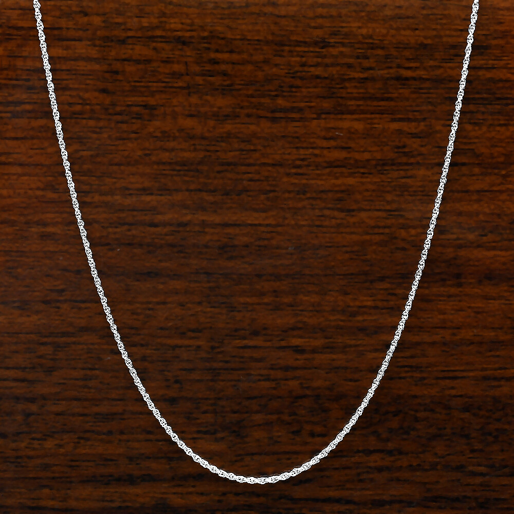 18 inch Rope Chain 925 Sterling Silver Jewelry DGC1046
