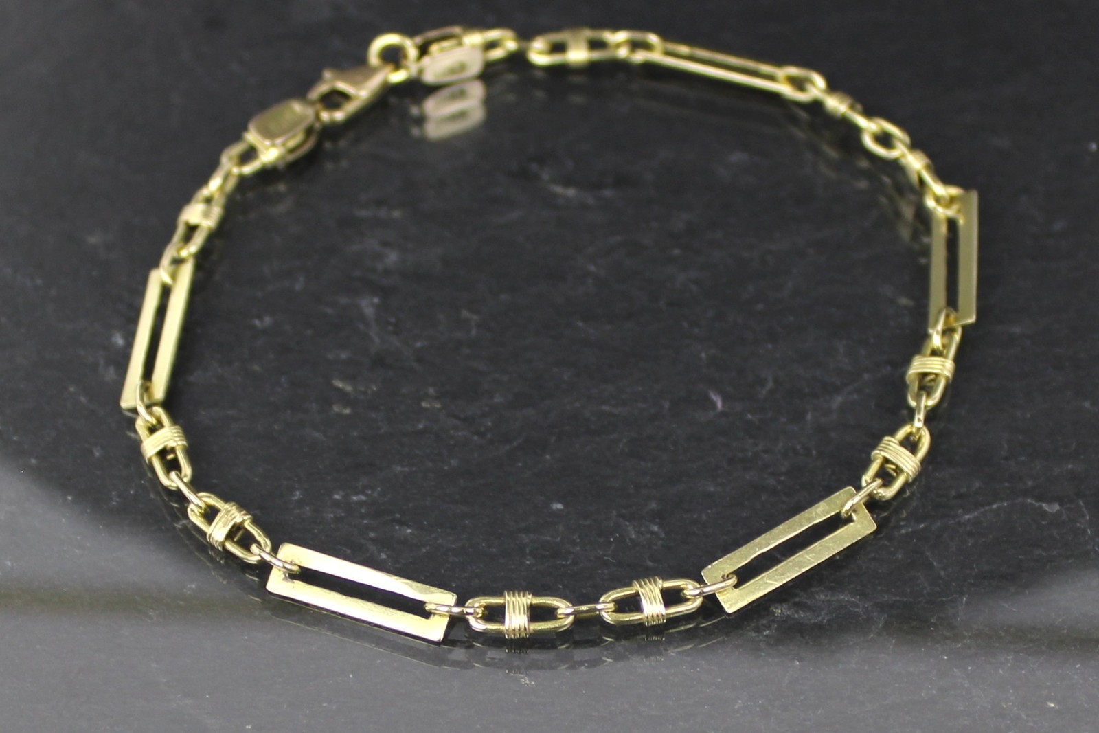 Gold bracelet, bracelet, 585 yellow gold, 14 carats