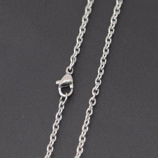 10-100pcs Stainless Steel Necklace Chain 1.5mm Jewelry Making Discount Bulk Lots