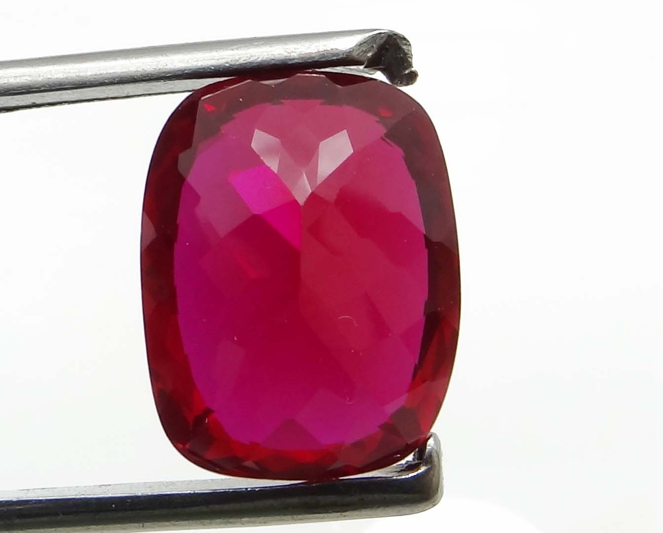 NATURAL 11.03 CTS PIGEON BLOOD RED RUBY coushion GEMSTONE CERTIFIED