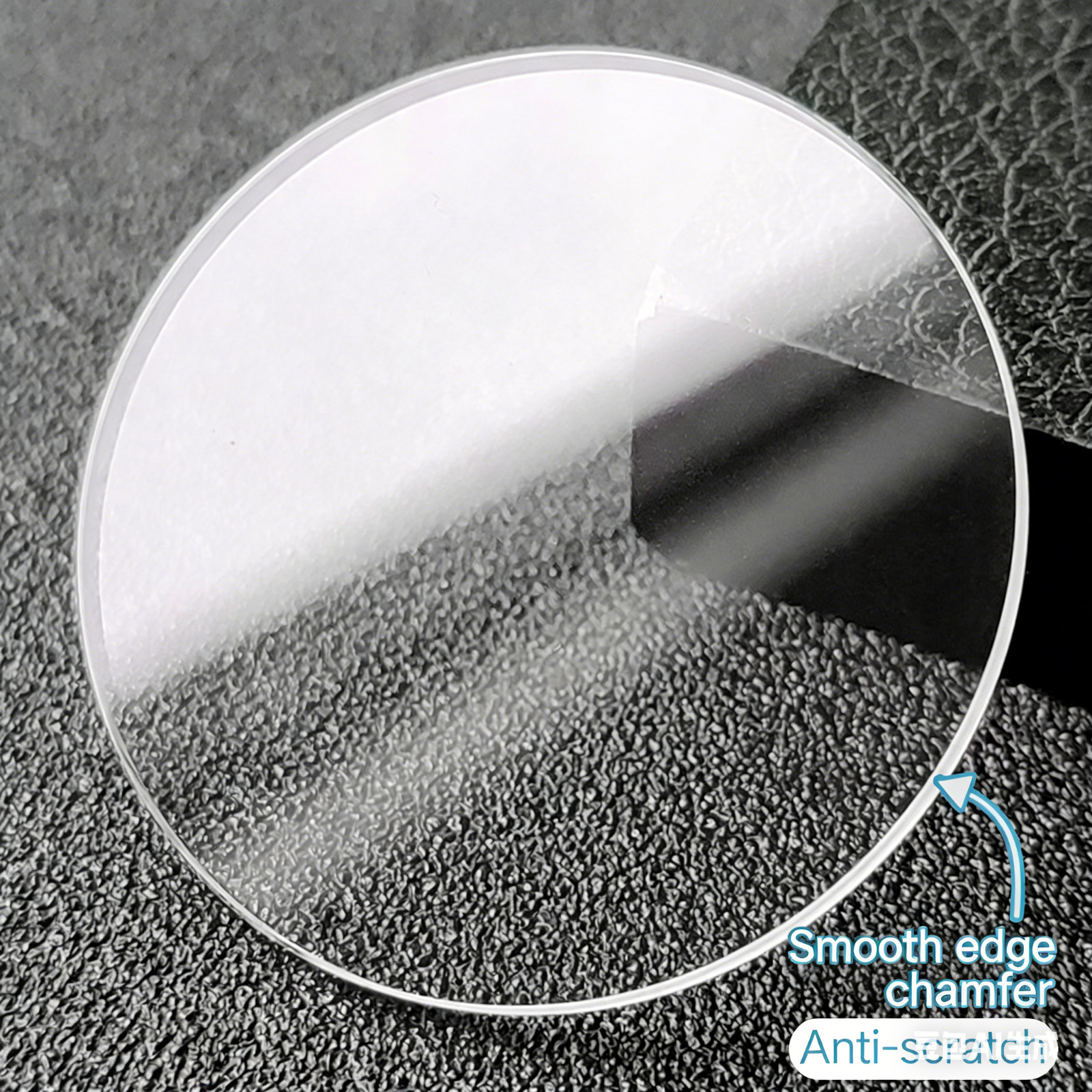 Sapphire Watch Crystal Lens 15-42mm Round Flat Glass Replacement For Watch