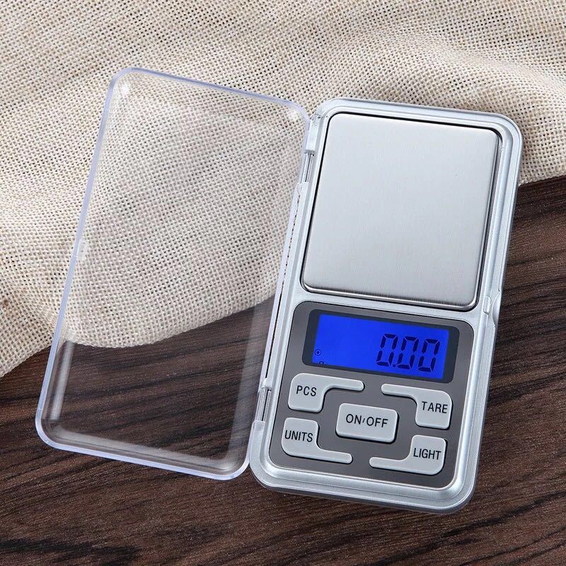 Portable 500g x 0.01g Mini Digital Scale Jewelry Pocket Balance Weight Gram LCD
