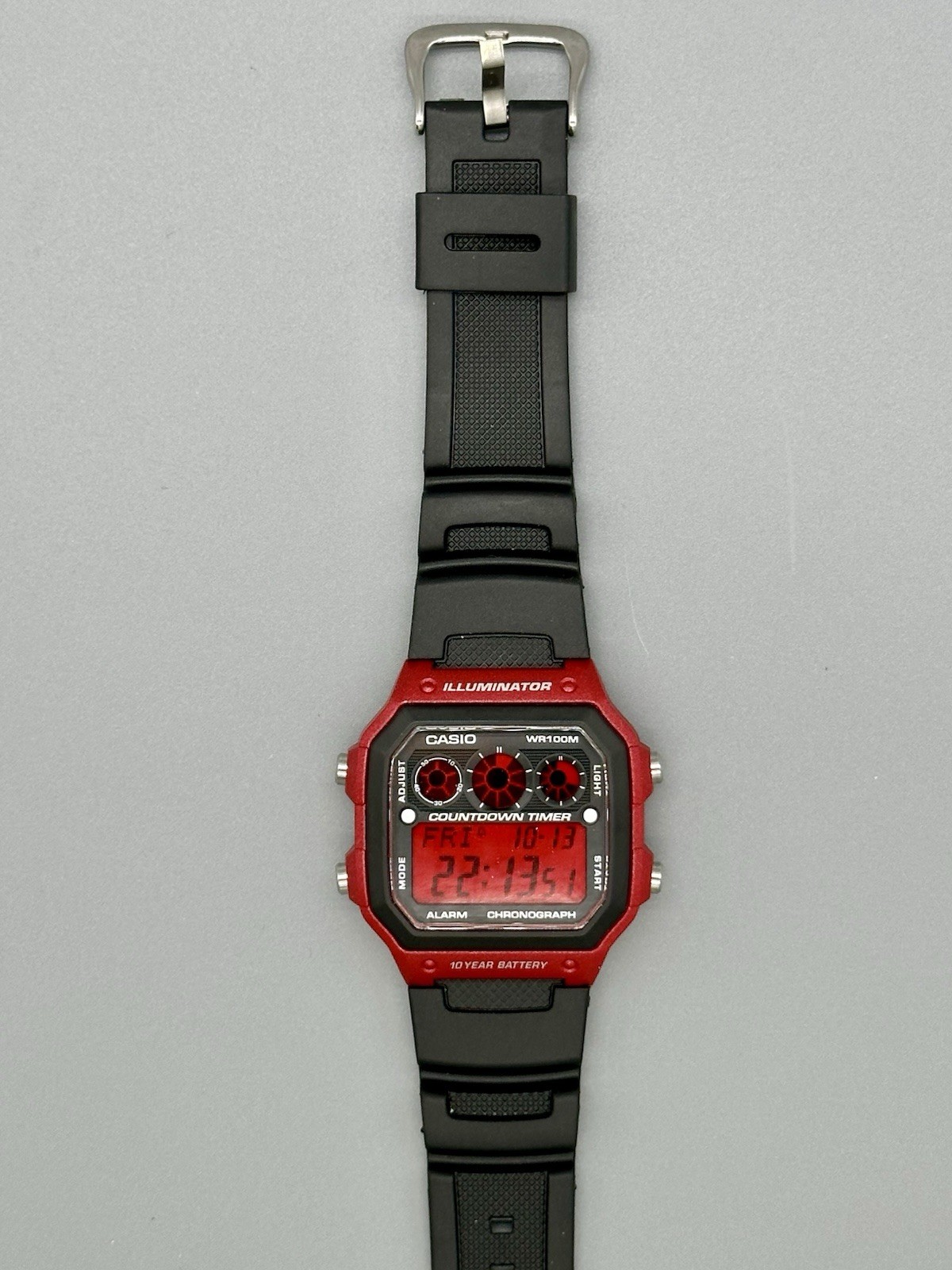 Soft Silicone Watch Band 18mm Rubber Strap – for Casio AE1200 AE1300 F91W A168