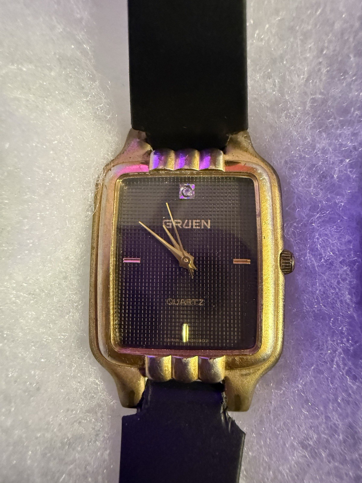 Vintage Gruen Diamond Dial Watch – Needs Battery
