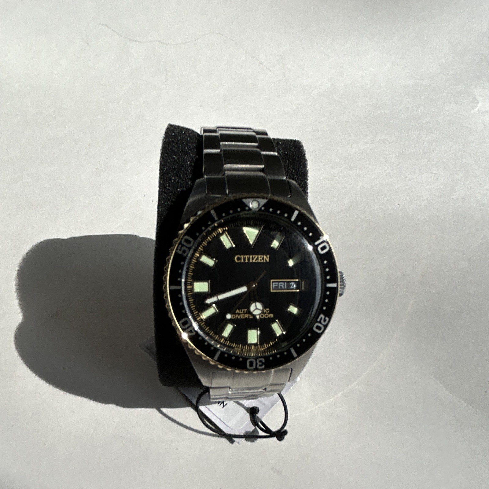 Citizen Promaster Men’s Automatic 200m Diver Black Dial Day/Date SS Bracelet