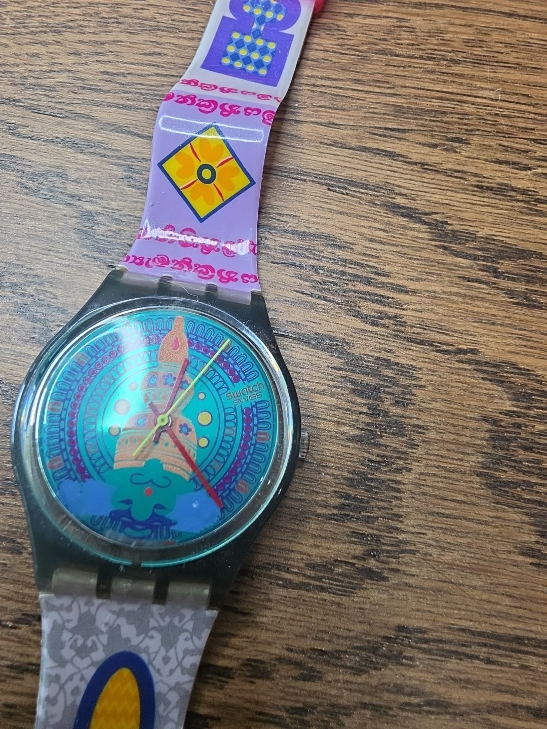 Swatch Sari Watch GK147 Vintage 1994 PARTS REPAIR NOT WORKING ONLY
