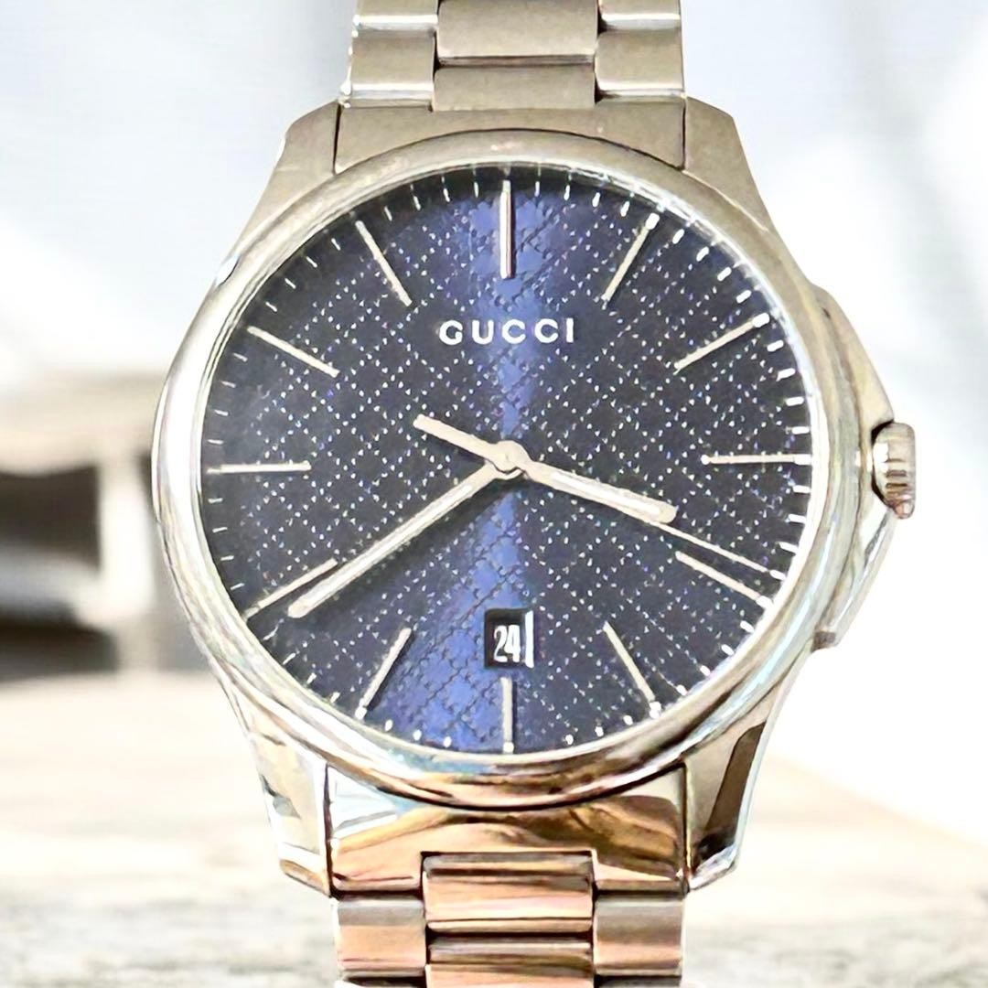 GUCCI G-Timeless 126.3 YA126316 Quartz Watch 40mm Case 19cm Wrist Extra Link