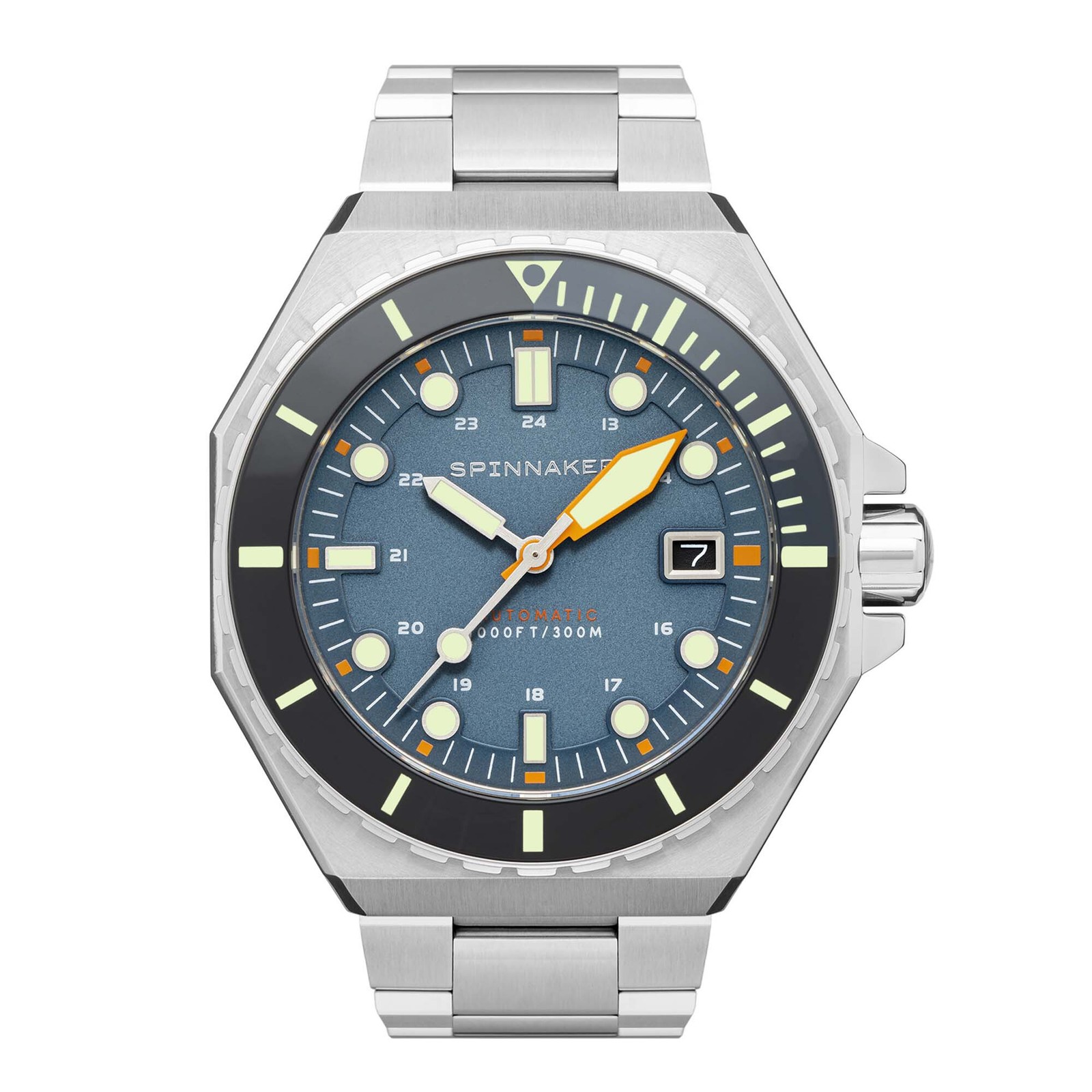 Spinnaker Dumas Blue / Black / Stainless Steel | Blue Dial 44mm Japanese Automat