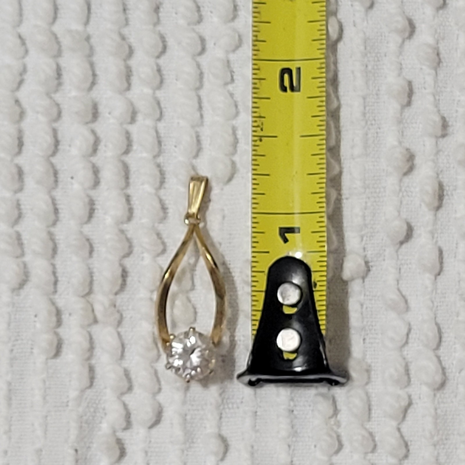 Vintage 1/20 14k G.F. Gold Filled Pearl Teardrop Pendant – 1.7 grams