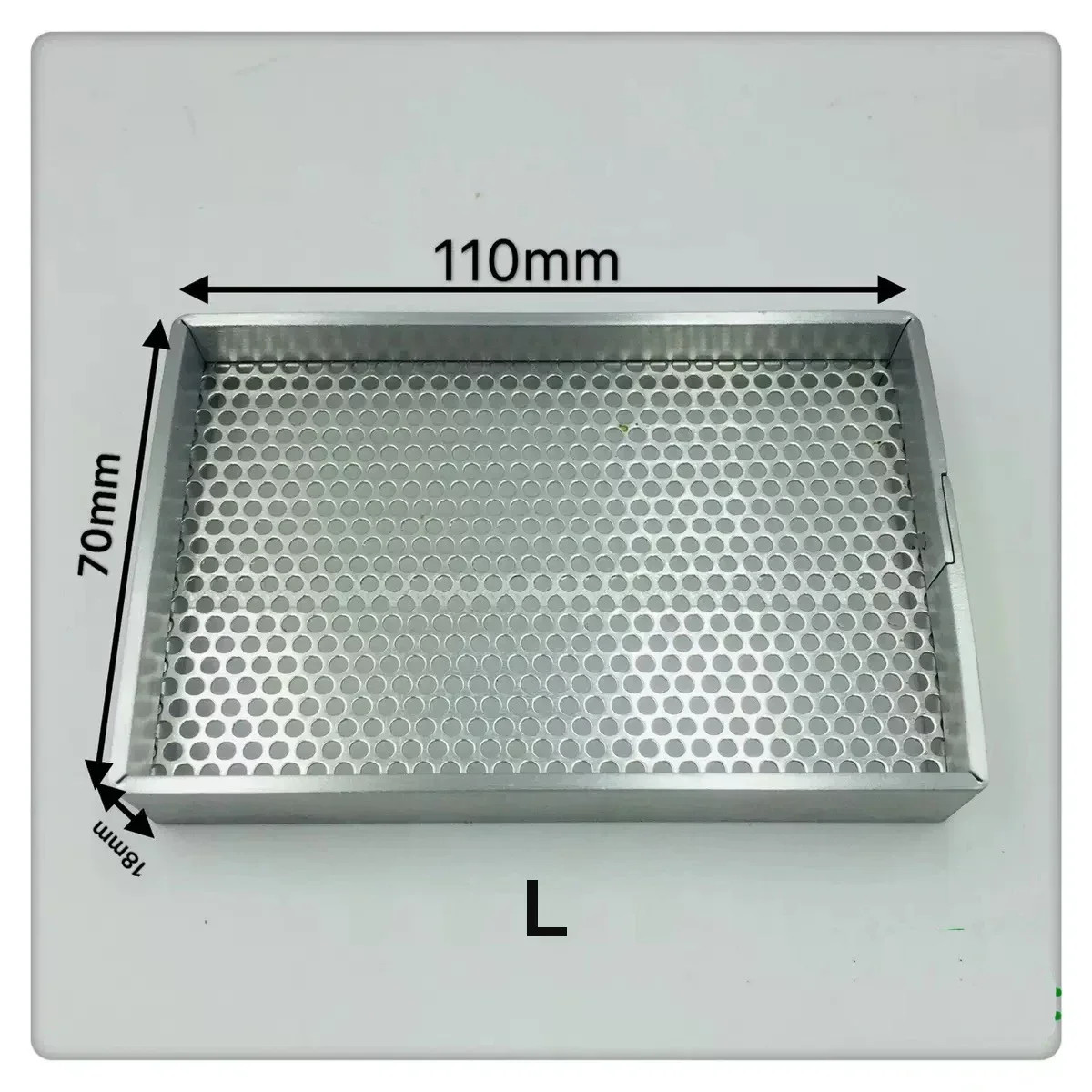 Aluminum Frame Steel Mesh Watch Parts Drying Storage Tray Organizer Tool
