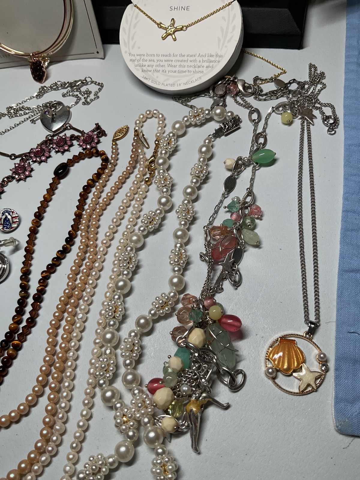 Teens kids young adults mixed jewlery lot of earrings, necklaces, bracelets
