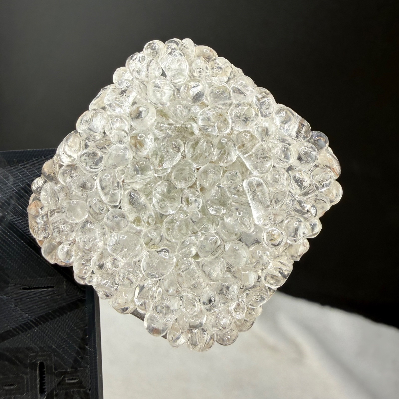 Vintage Retro Clip On Earrings Bubbles Popcorn