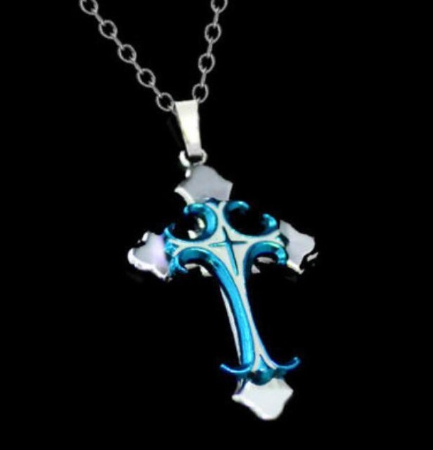 Cross Pendant Necklace Unisex Crucifix Men Women With Chain