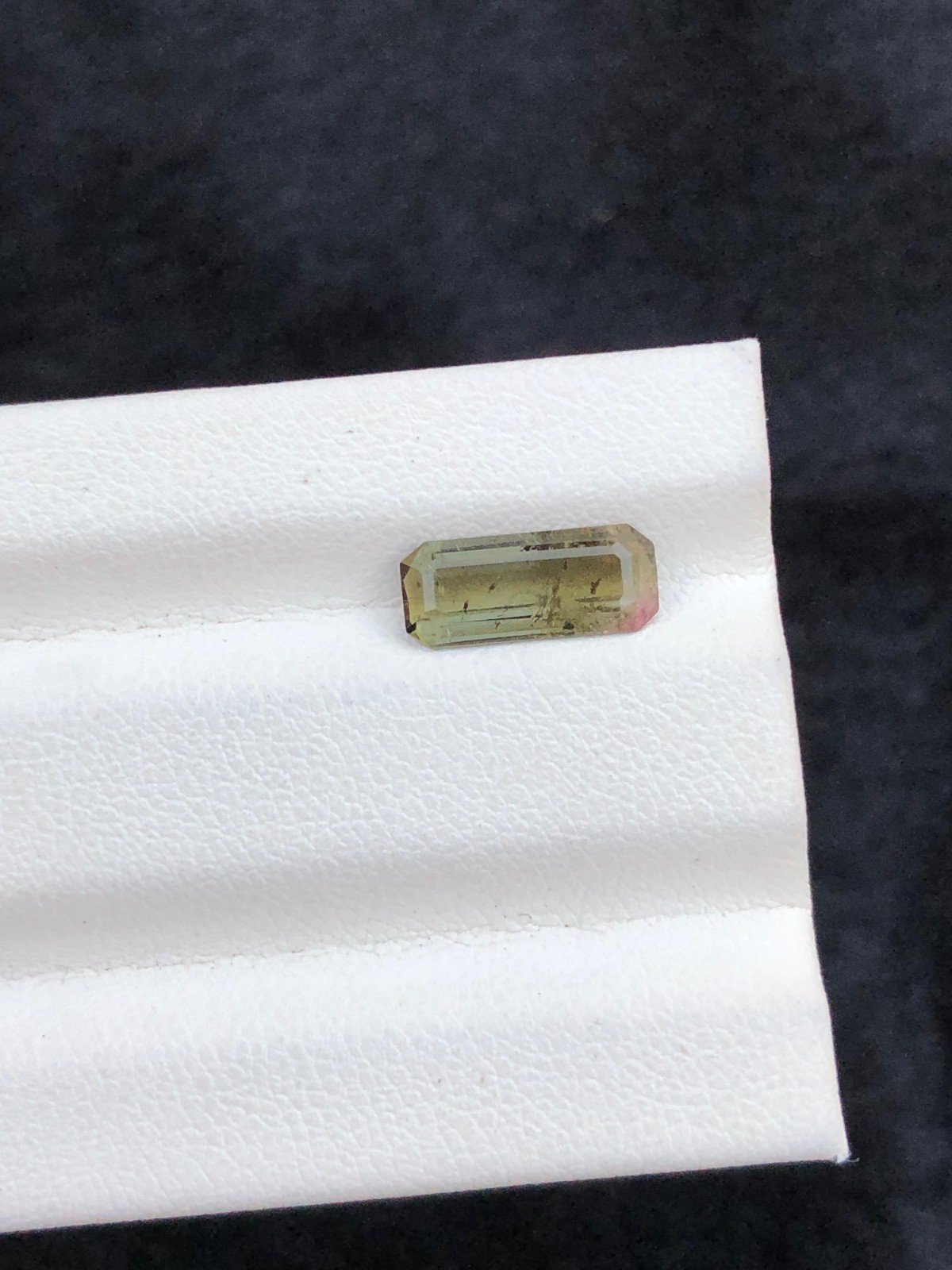 1.30 CT Natural Cut Tourmaline emerald Shap loose gemstone from Afghanistan.