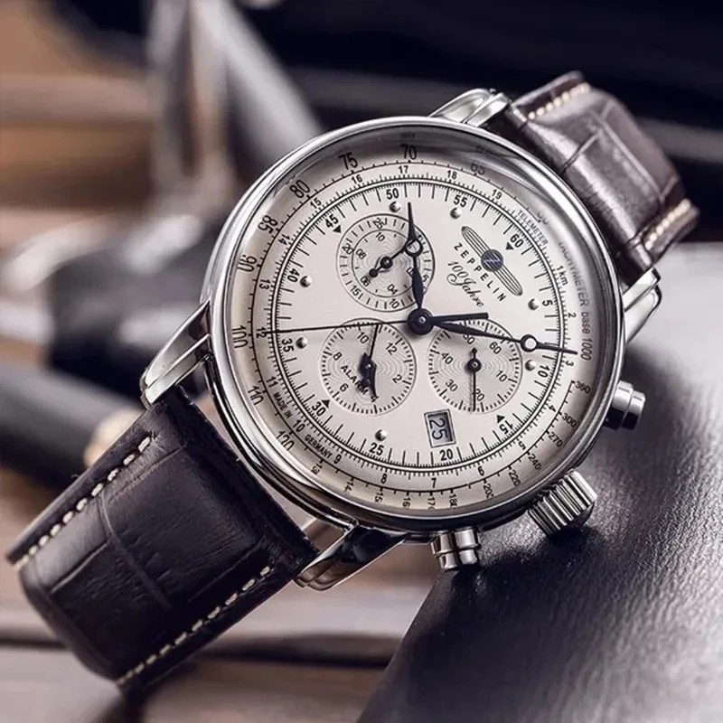 2026 Luxury Zeppelin Airship Men’s Retro Business Date Gift Commemorative Watch
